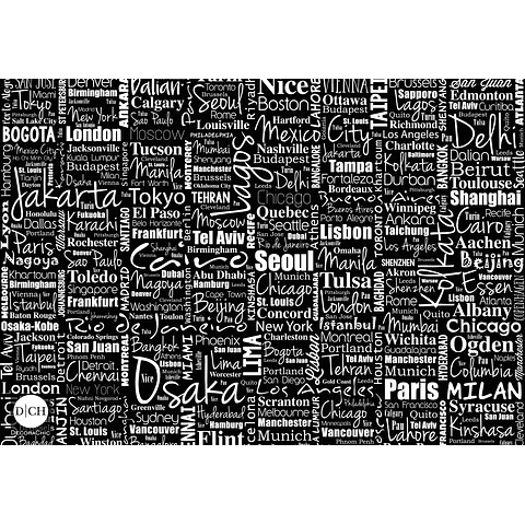 Cities of the World Placemat
