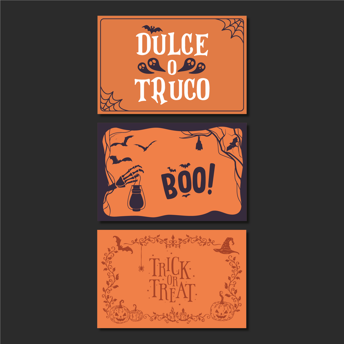 Set de Individuales Boo!